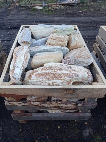 Златолит жёлтый, жёлто-зелёный глыбки и валуны для ланшафтного дизайна купить в Юрюзани