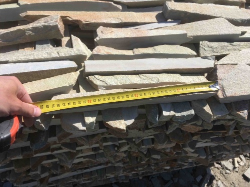 Горбушка златолит золотистый для облицовки купить в Юрюзани