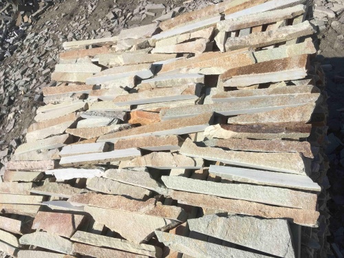 Горбушка златолит золотистый для облицовки купить в Юрюзани