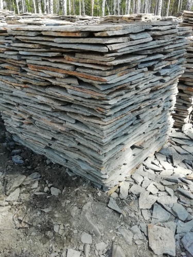 Плитняк златолит Уральский для цоколя, отмостки купить в Юрюзани