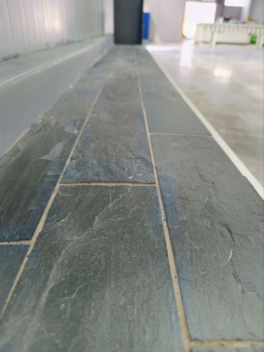 Плитка чёрная из натурального камня фасадная 30 см * 5 см, толщина 7 мм -30 мм купить в Юрюзани